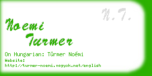 noemi turmer business card