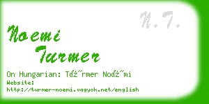 noemi turmer business card